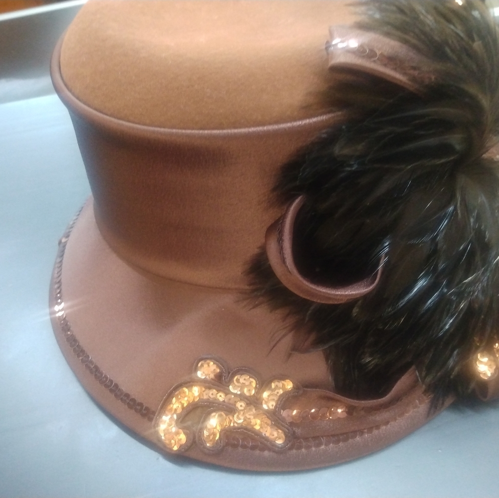 Mr His Women's Bronze Fashion Glamour Hat